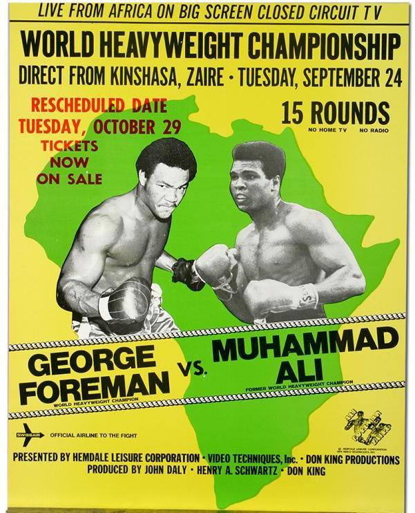 Affiche ali vs foreman