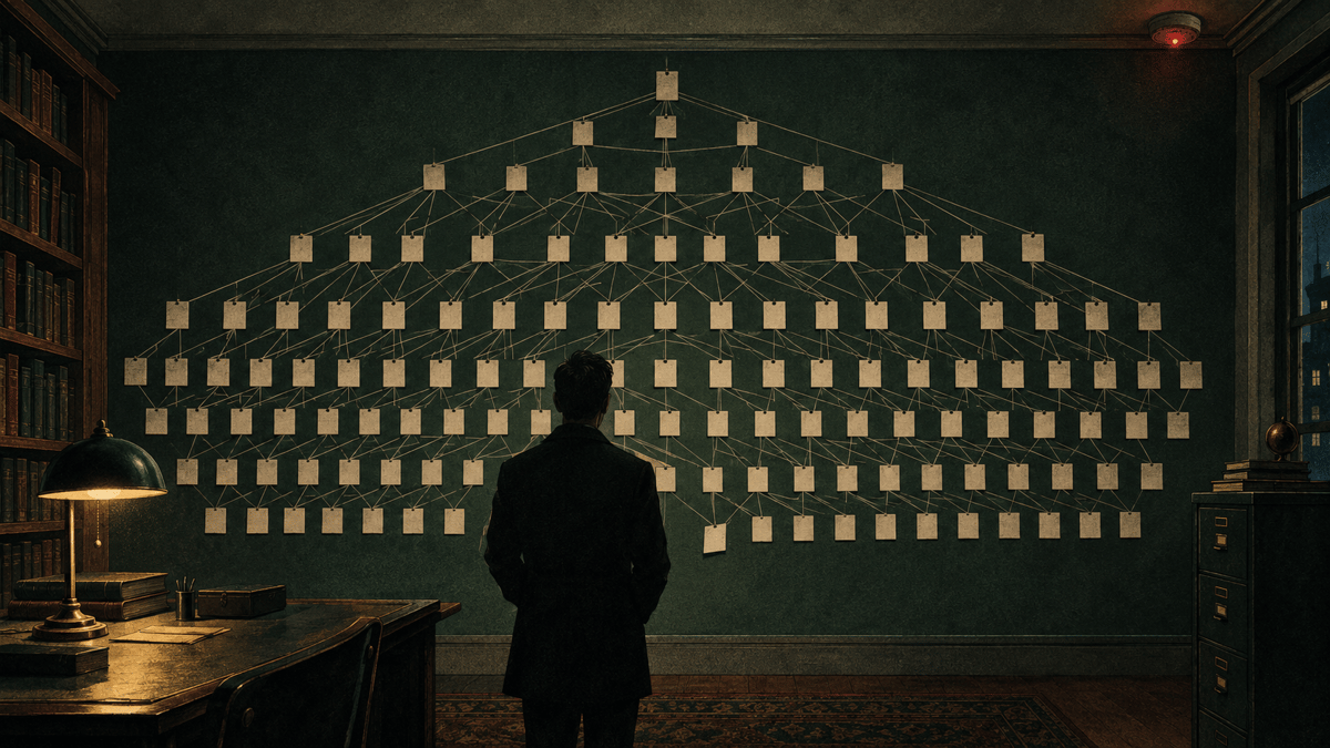 Etude sombre et tableau de conspirations